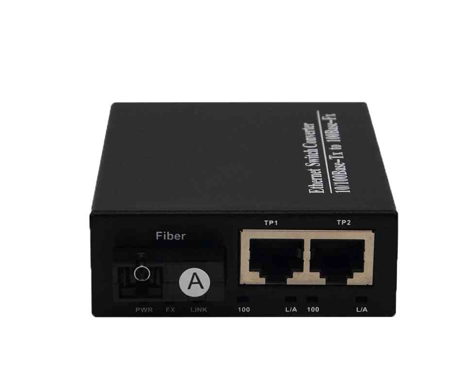 1000m Ethernet Optical Fibers Switch 8 Sc-fiber 2 Rj45 Fiber Media Converter