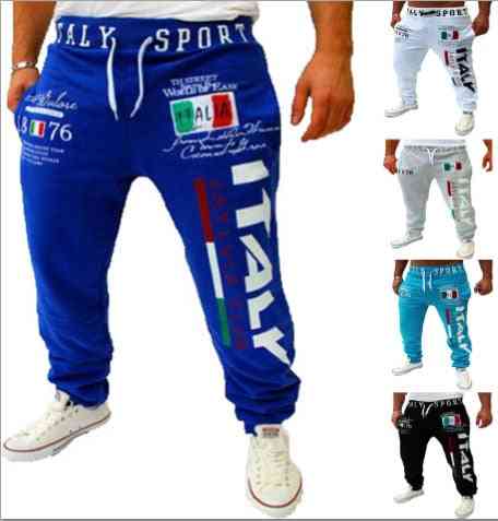 High-quality Italian Flag Printing Design Casual Pants
