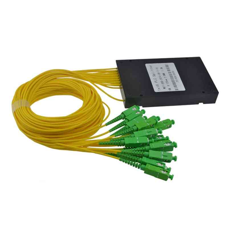 Plc / lc- splitter fibra abs, telecomunicazioni ottiche, scatola connettore