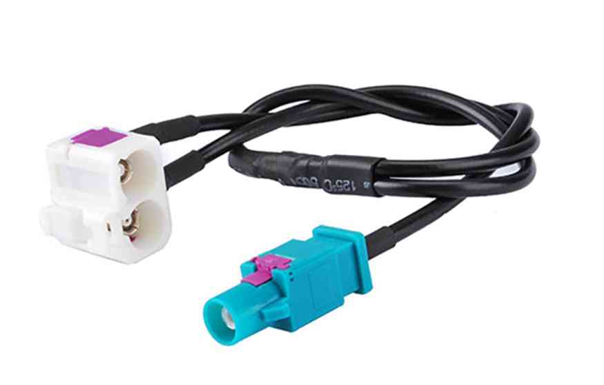 Double Jack To Fakra Plug, Pigtail Jumper, Coaxial Cable