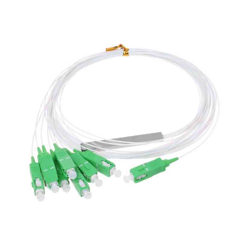 Tubo de acero, fibra óptica ftth, conector divisor plc