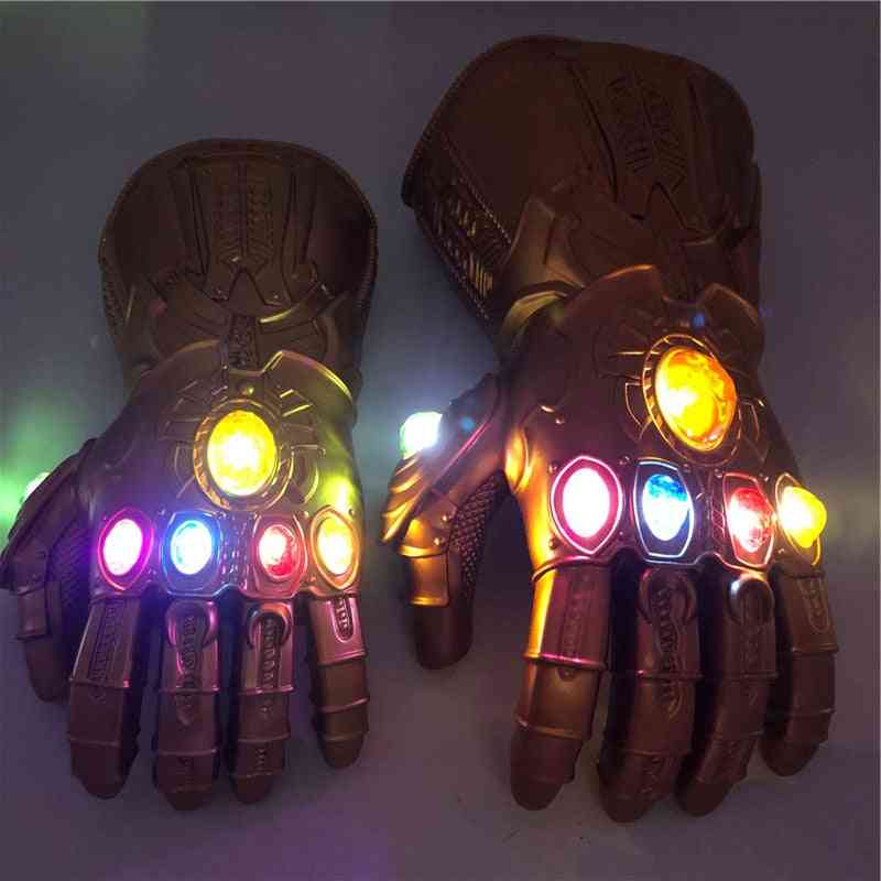 The Thanos Endgame 4 -gauntlet Cosplay Stones Led Gauntlet Gloves