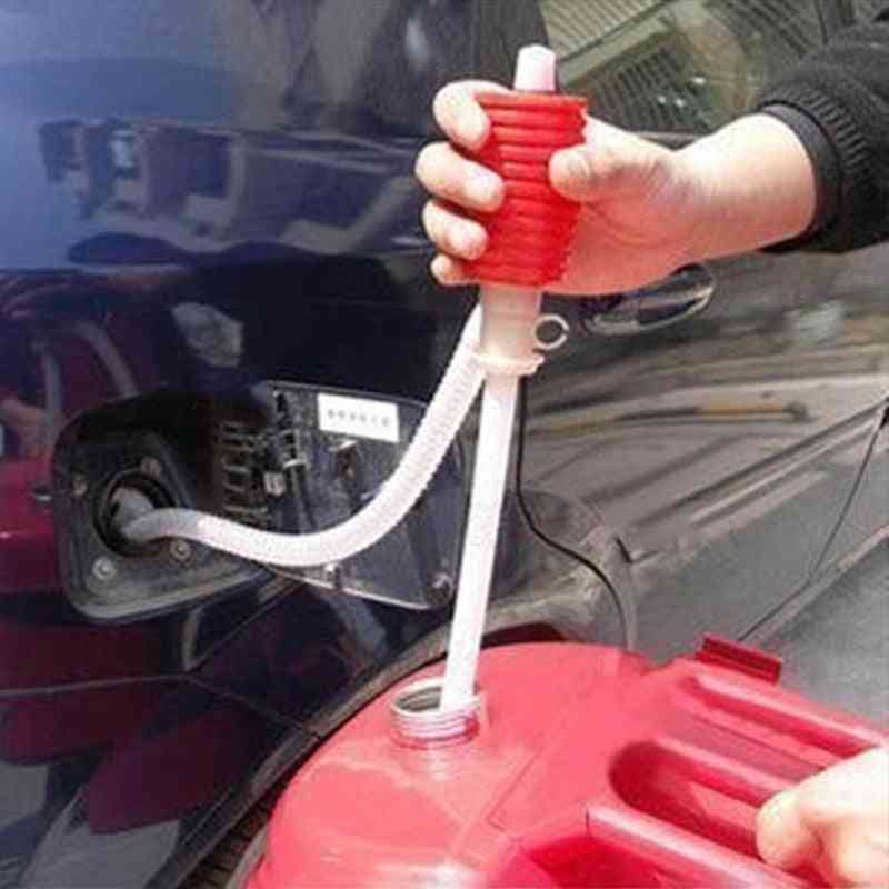 Manual Gas Oil, Water Liquid, Hand Siphon Transfer Pump Hose For Car, Motorcyle, Truck
