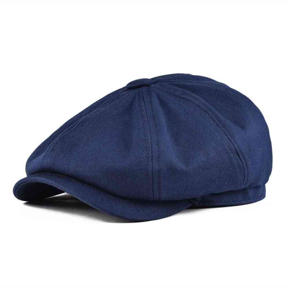 Twill bomull baker caps, retro store headpiece store hatter