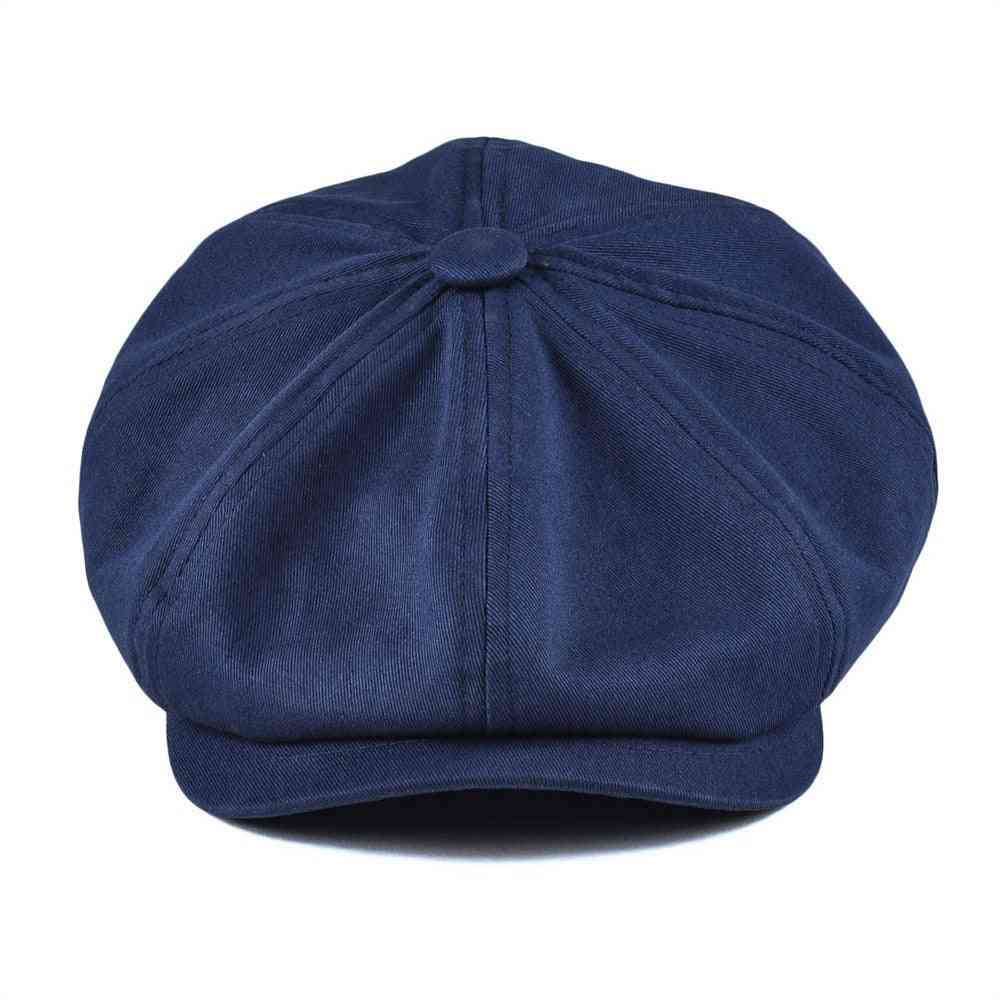 Twill bomull baker caps, retro store headpiece store hatter