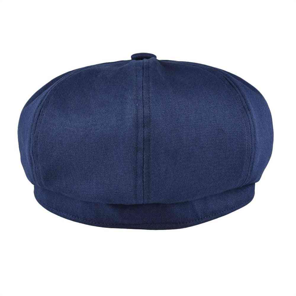 Twill Cotton Baker Caps, Retro Big Headpiece Large Hats