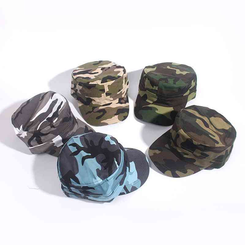 Classic Military Caps, Army Camouflage, Sun Hats, Women