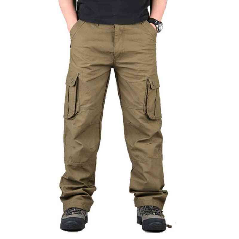 Mænds afslappet multi lommer militær taktiske bukser