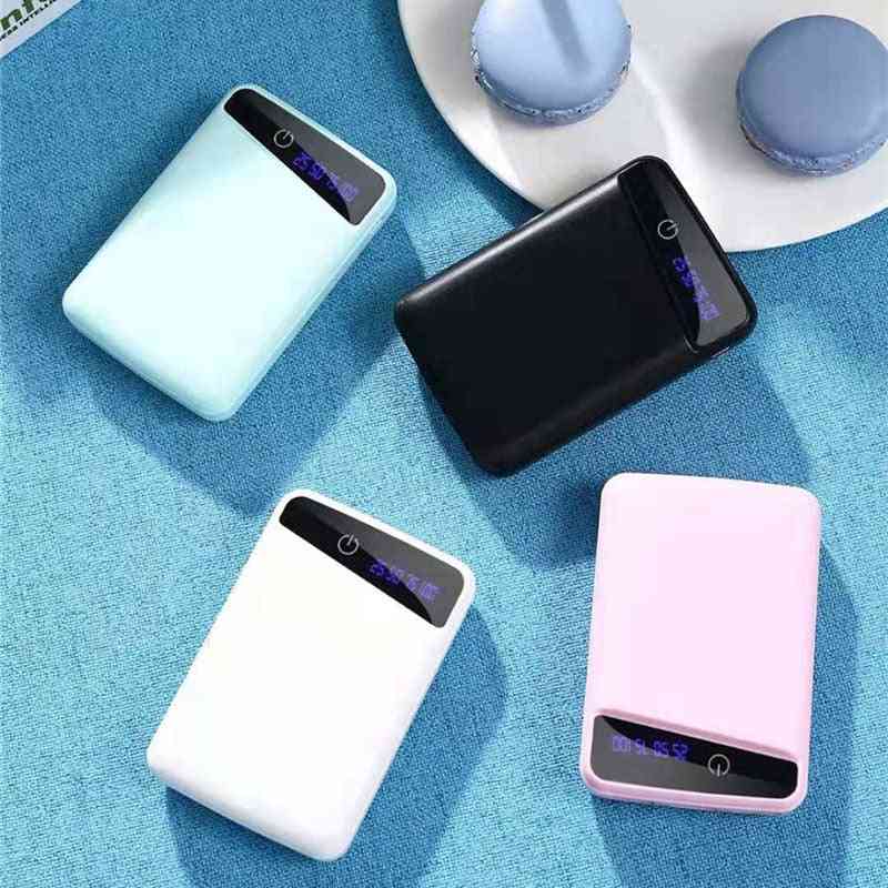 Digital Led Display Power Bank Case Without Battery