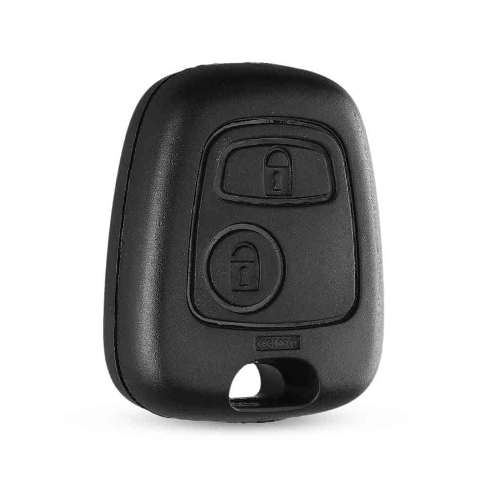 Dandkey Auto Car 2 Button, Remote Control Key Fob Case Shell