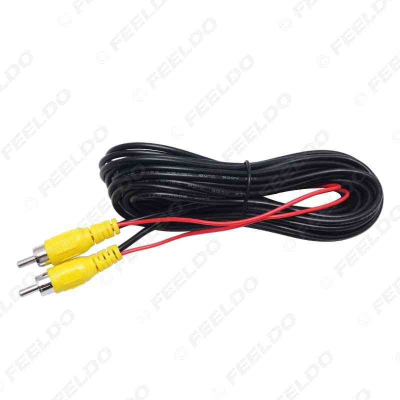 Car Reverse Rear View Parking Camera Video Cable With Detection Wire