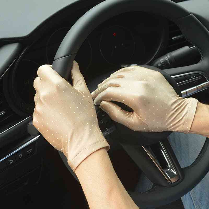 Zomerzonwering anti-uv korte autohandschoen