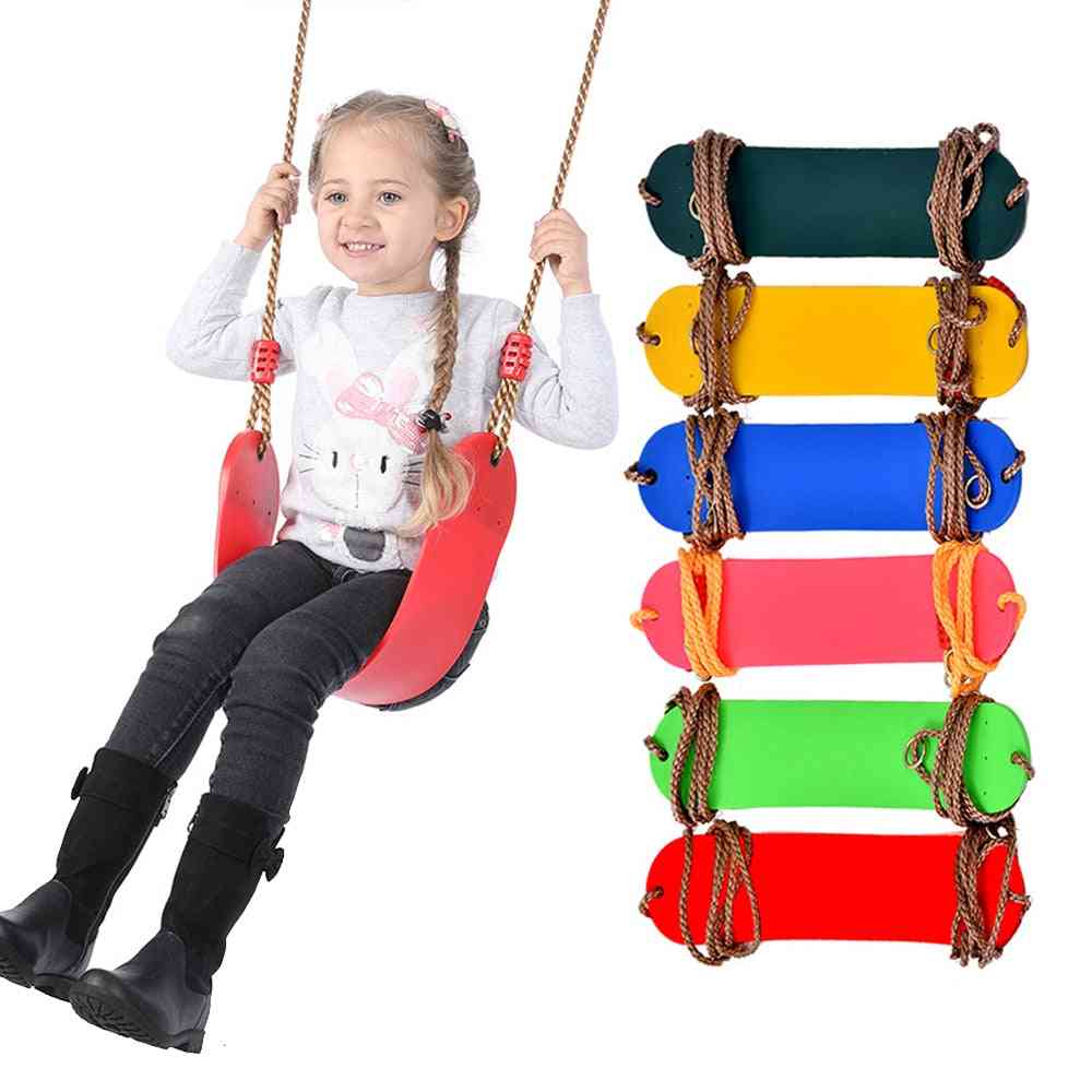 Children's Swing Toy, Indoor / Outdoor Fitness Eva Flexible Board With Chain