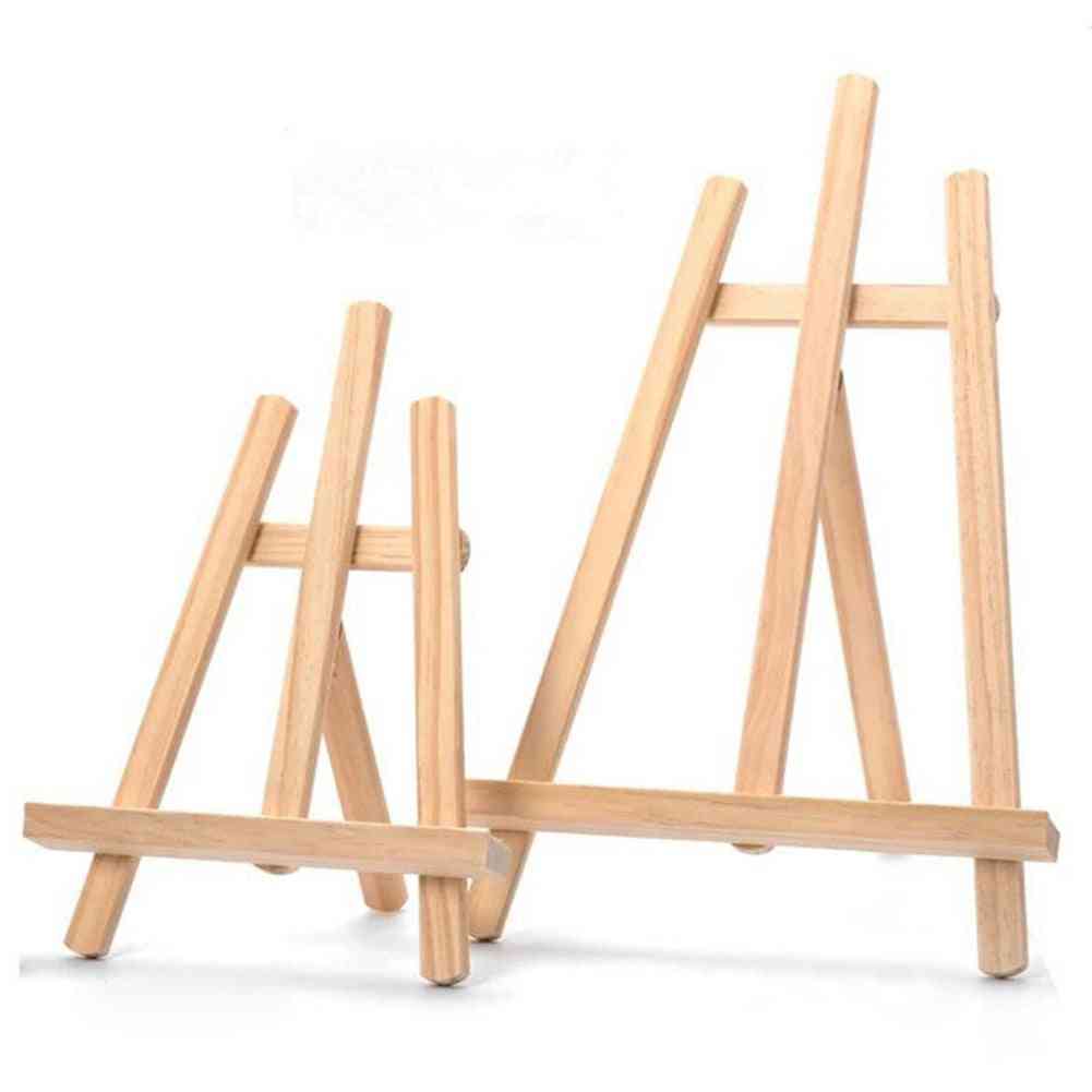 Wooden Adjustable Painting & Drawing Stand Easel Frame Artist Tripod Display Shelf