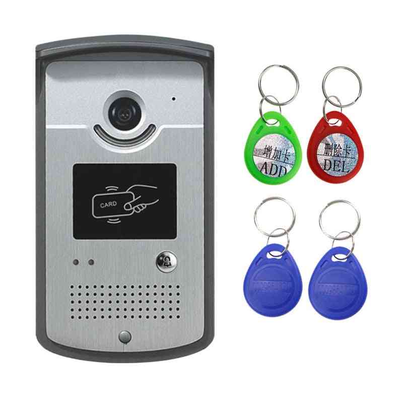 Wired Video Intercom System Doorbell Camera With Cmos Night Vision