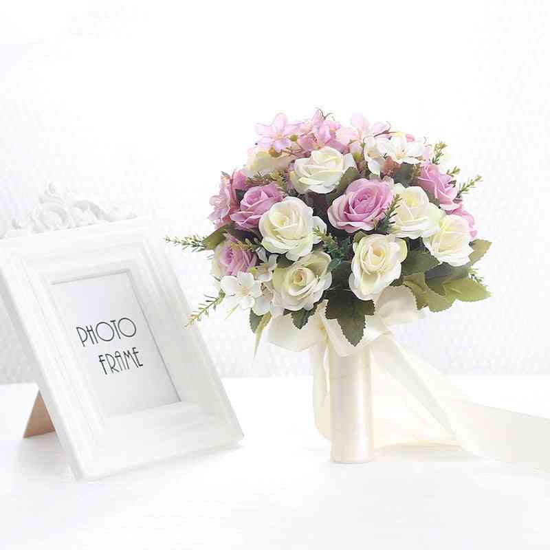 Kytice ručně vyráběná umělá květina svatební pro dekorace