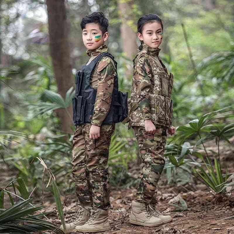 Exploradores tácticos uniformes de rana, trajes militares