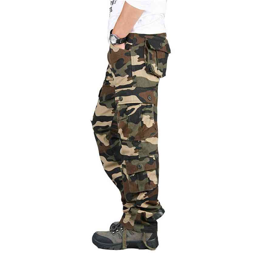 Mænds militæruniform, taktiske bukser til camouflage til udendørs træningsarbejde