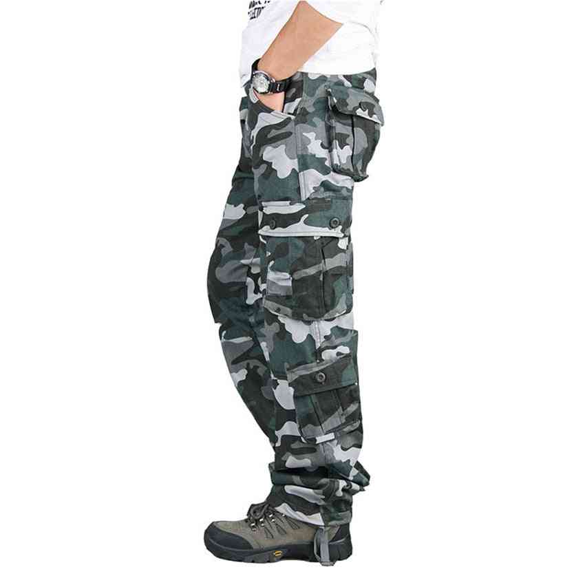 Pánska uniforma vojenskej armády, maskovacie taktické nohavice pre výcvik v exteriéri