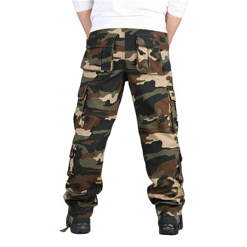 Herr militär armé uniform, kamouflage taktiska byxor för träning utomhus