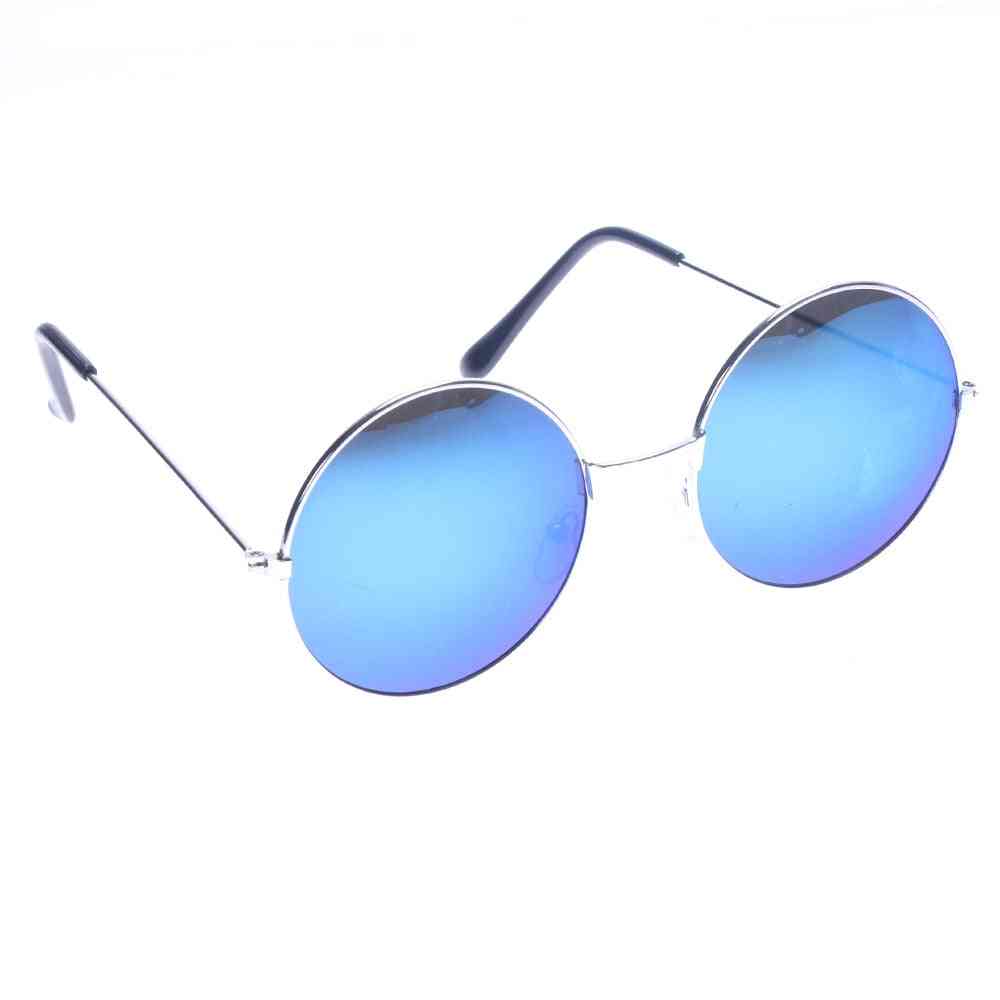 Kvinners mote, vintage retro små ovale solbriller