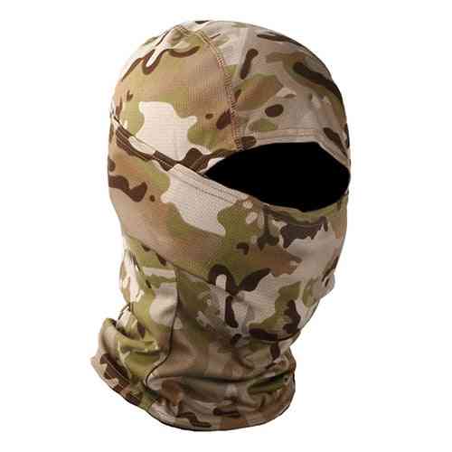 Tactical Camouflage Balaclava Full Face Mask - Wargame Hunt Shoot, Bike Helmet