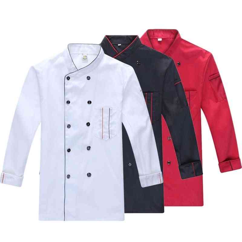 Spring & Summer Catering Uniform Long Sleeve Chef Jacket