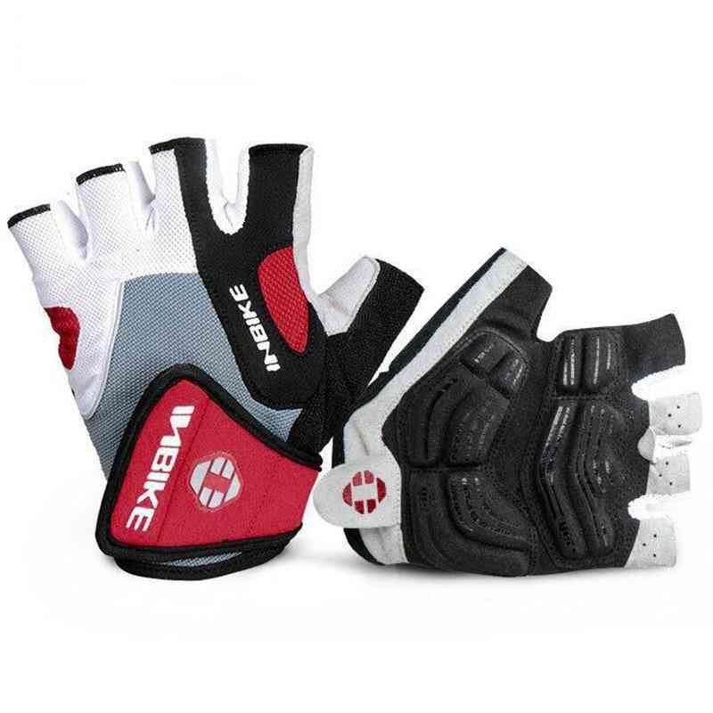 Shockproof Gel Pad Half Finger Sport Gloves