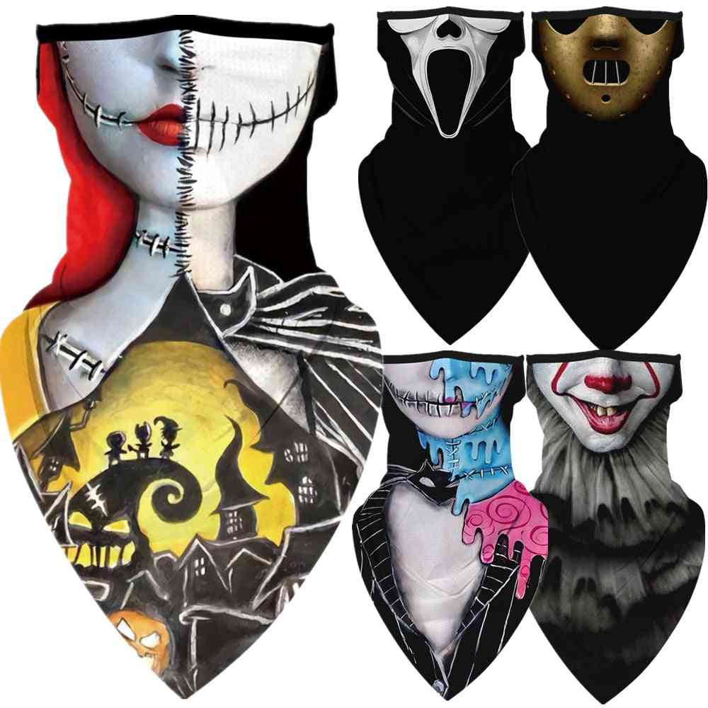 Halloween Nightmare Before Christmas Killers Motorcycle / Cycling Neck Scarf Masks