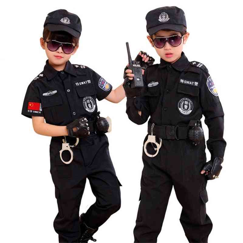 Dopravný špeciálny policajný kostým pre deti