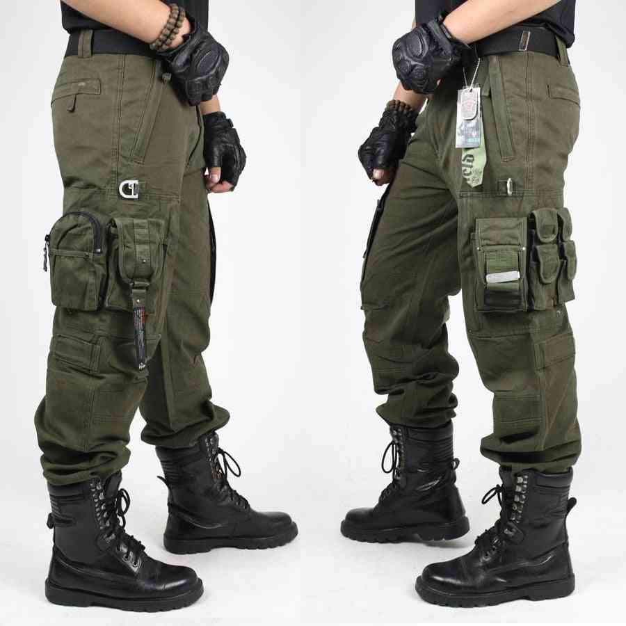Overalls Male Men's Army Clothing,, Many Pocket Combat Style, Straight Trousers