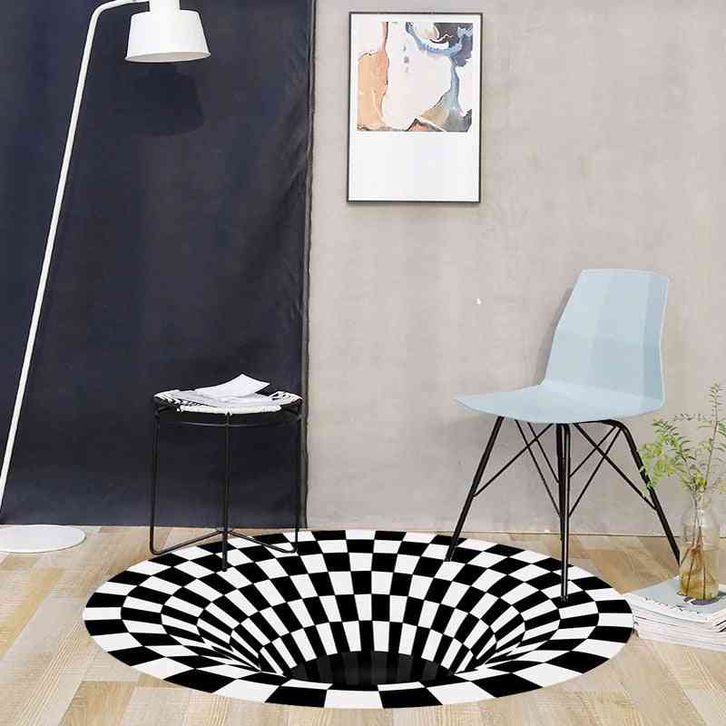 3d kolmiulotteinen stereovision matto olohuoneeseen, kynnysmatto, sohvamatto