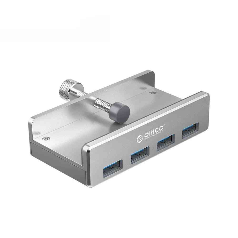 Aluminijasto 4-vratno USB 3.0 zvezdišče za namizje / prenosni računalnik