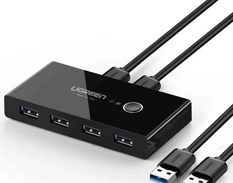 USB KVM prepínač pre xiaomi mi box / klávesnicu / myš / tlačiareň / monitor