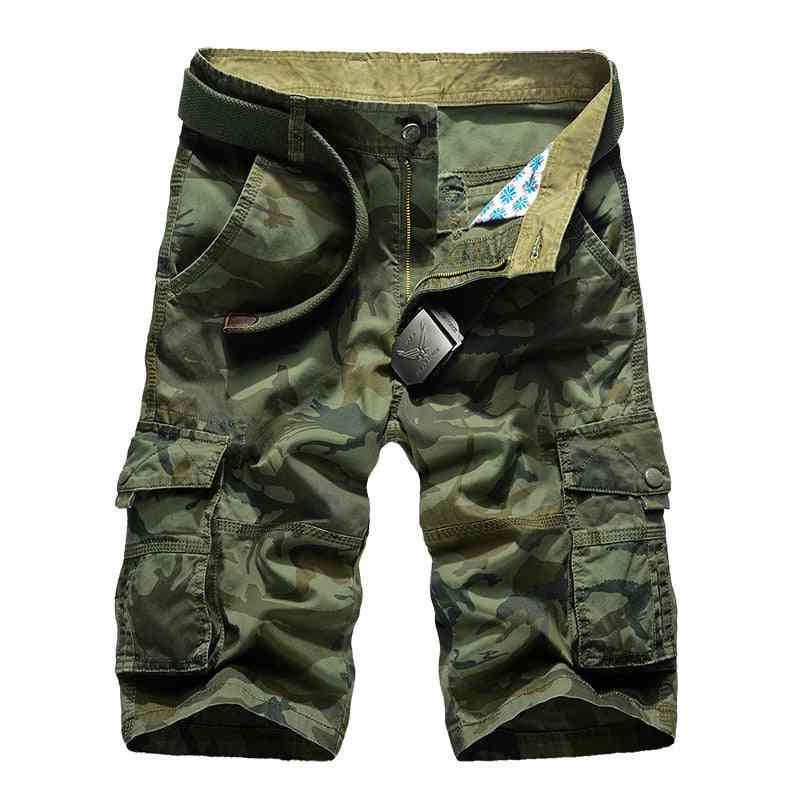Army, Military Casual Beach Cotton, Camouflage Shorts's