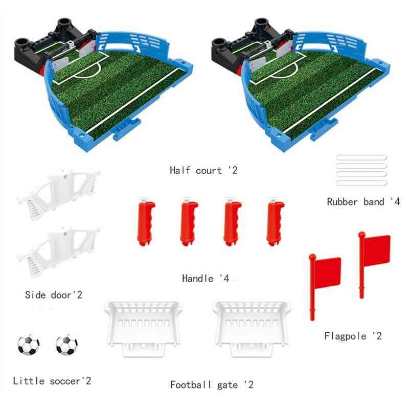 Mini bordsskiva-fotboll brädspel set