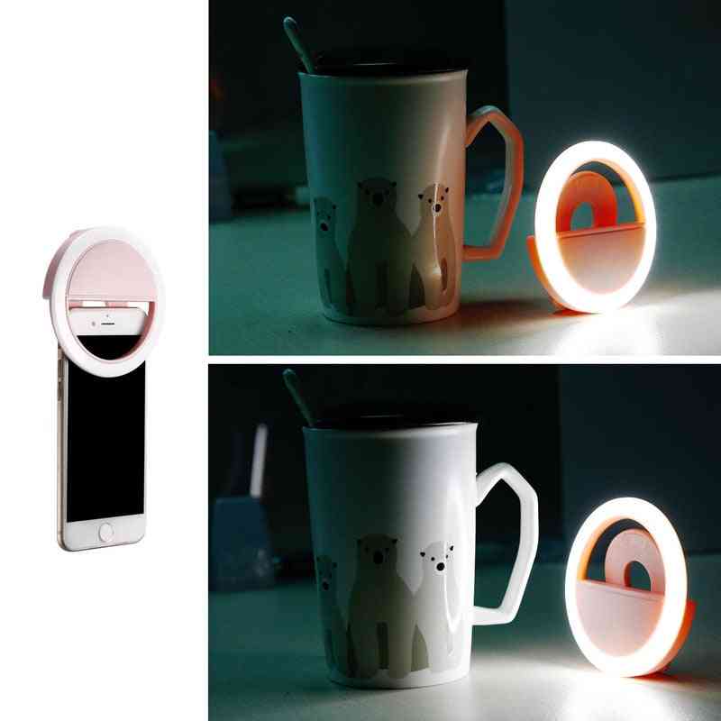 Draagbare led mobiele telefoon licht clip lamp voor iphone