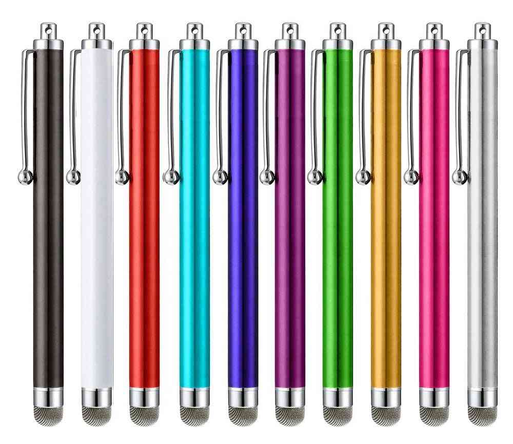 Mesh Fiber Capacitive Colorful Touch Screen Pens For Iphone, Smart Tablet