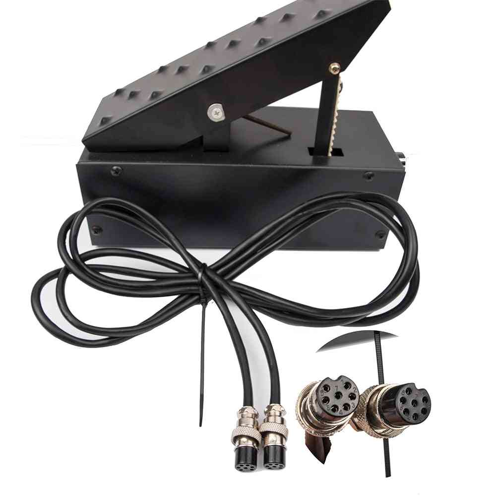 7-pins Amperage, Controller Foot Pedal For Tig Welding Machine