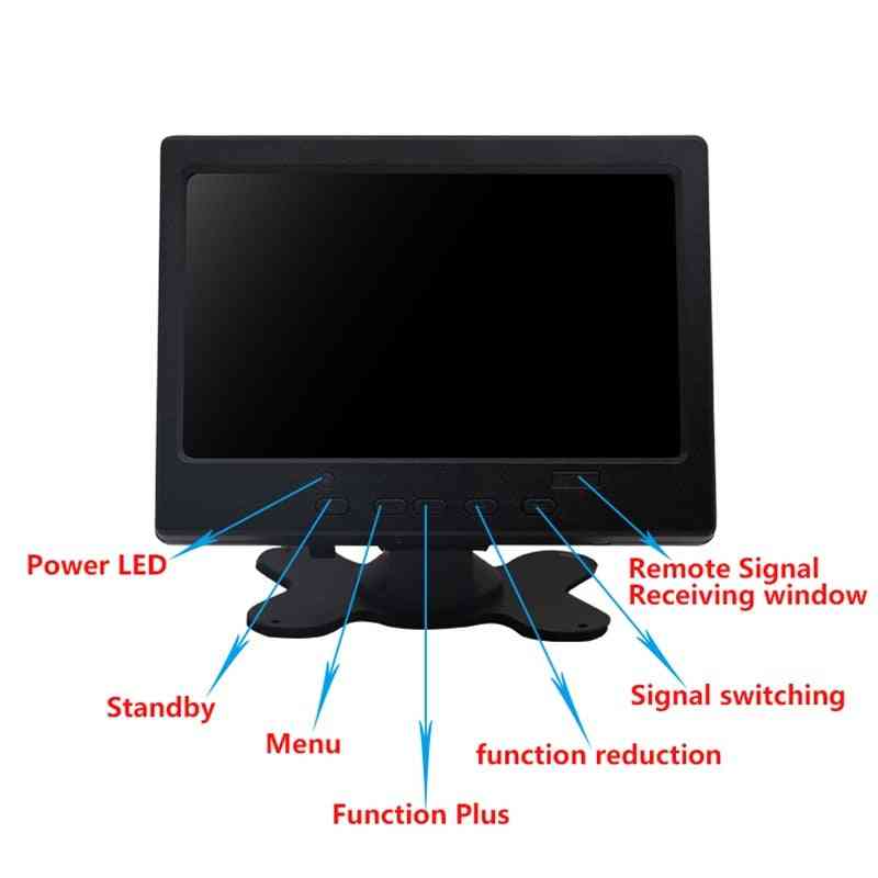 Hdmi touch mini piccolo monitor portatile lcd / cctv full hd per retrovisione dell'auto
