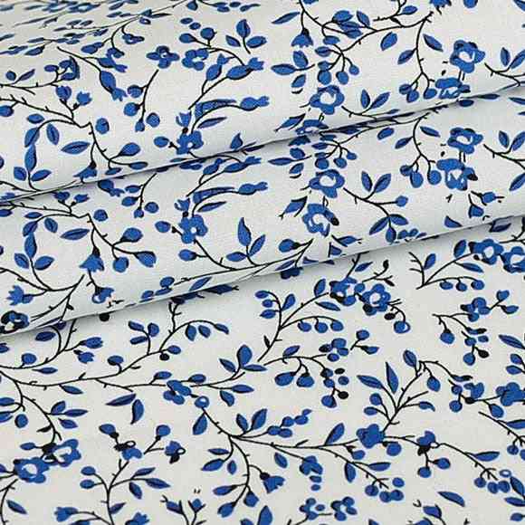 Cotton Florals Inelastic Fabric For Apparel And Fashion