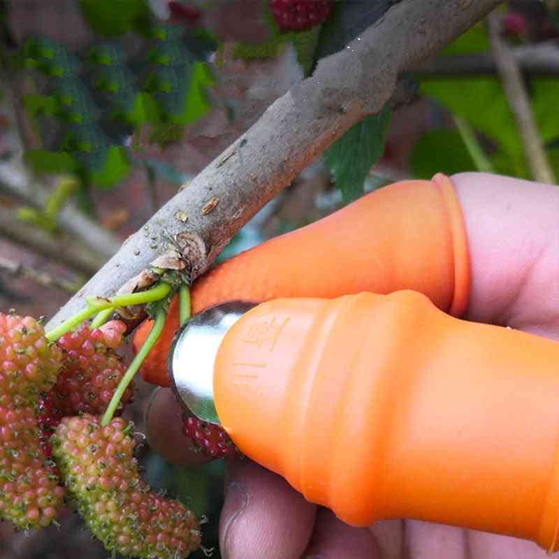 Thumb Knife Silicone Gloves For Vegetable Cutting-garden Tools