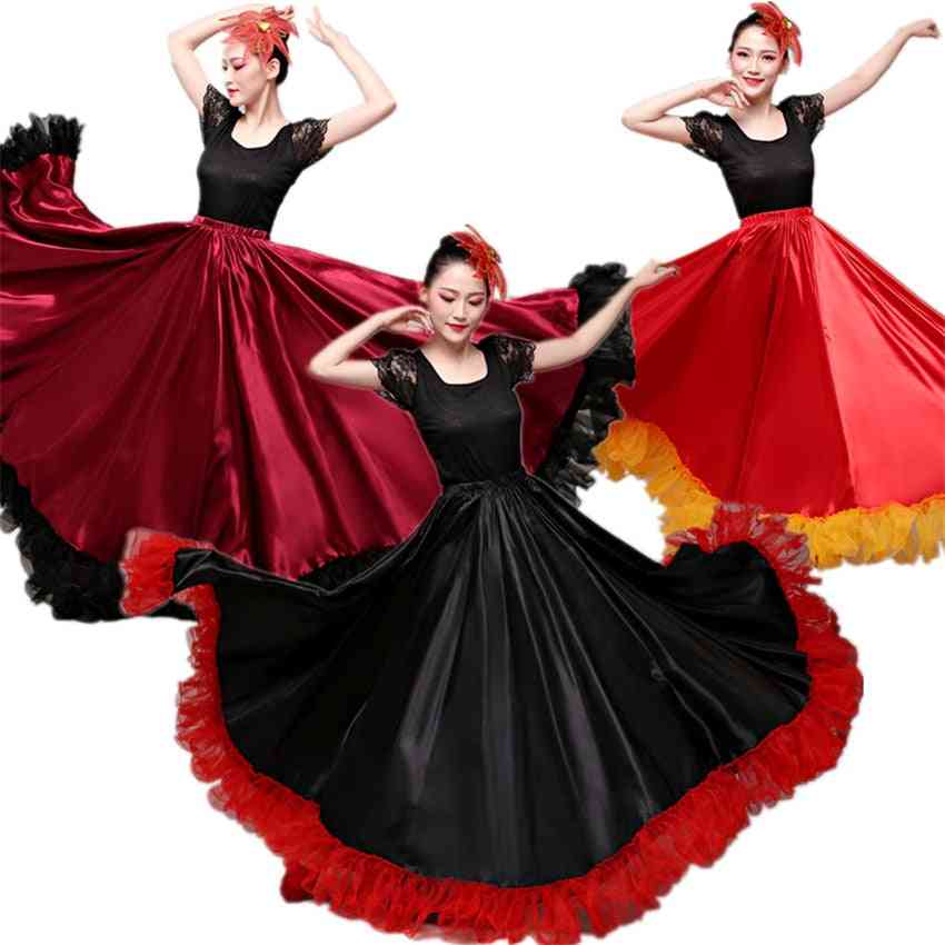 Trajes de baile flamenco faldas para