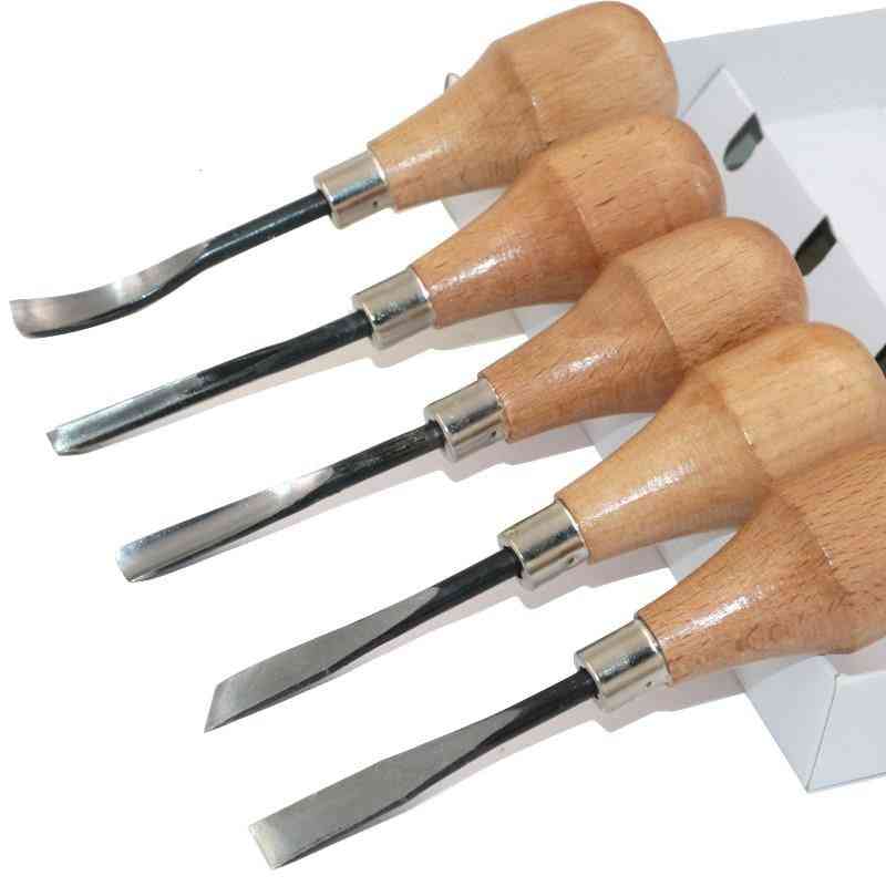 Cuchillo para grabar en madera - tope / esquina / sesgado / redondo / arco machete, cincel tallado, grabados más graves