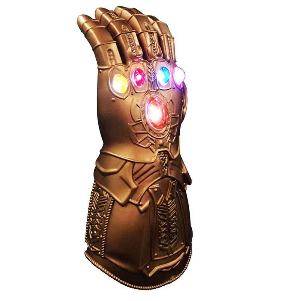 Thanos infinity handske, superhelt cosplay lys handske / voksen