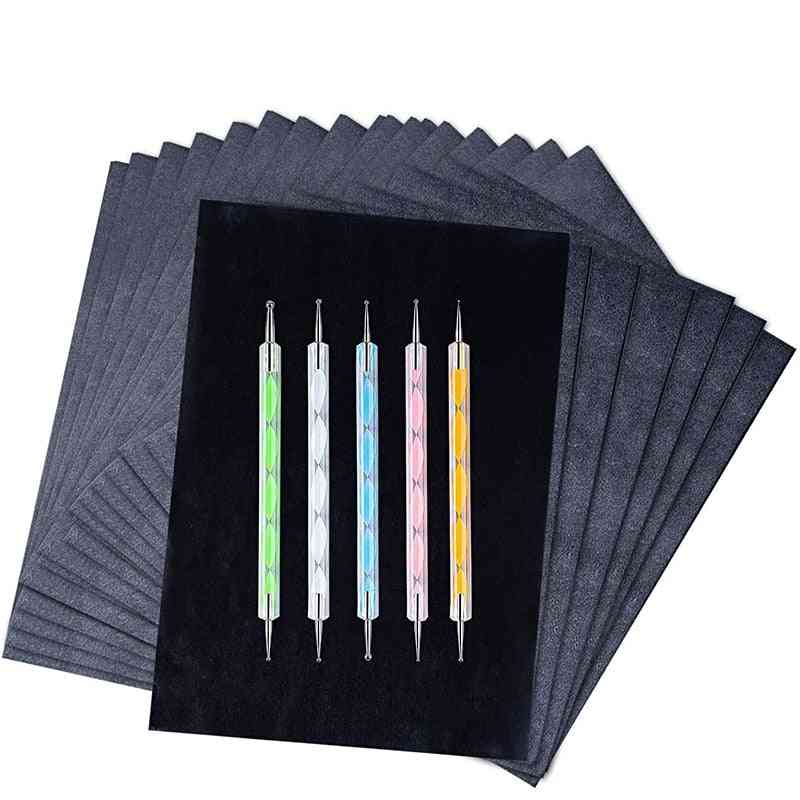 200 Sheets Of Carbon Copy Paper With 5 Pcs Styluses