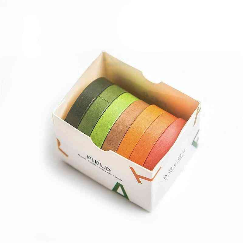 Jednobarevný papír - maskující lepicí páska washi