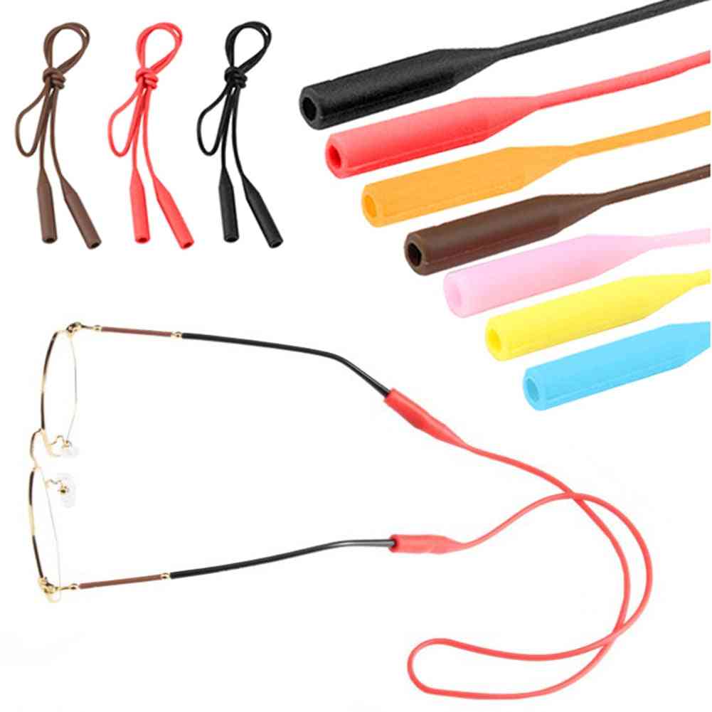 Adjustable Silicone Eyeglasses Straps & Sunglasses String Ropes, Glasses Chain