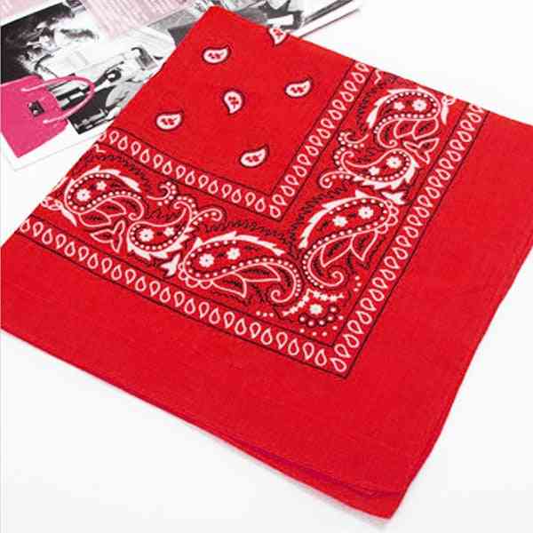 Mode hip hop bandana square scarf paisley pannband tryckt & kvinnor
