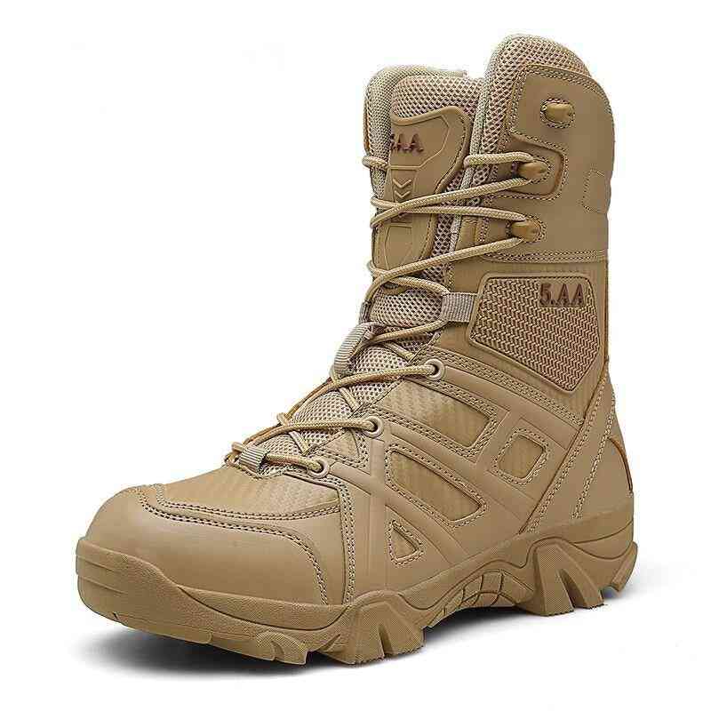 Military Leather Special Force Tactical Desert Combat Boots
